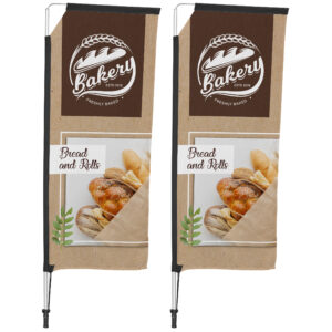 Telescopic Flying Banner (Set Of 2)