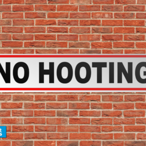 Complex Signs-No Hooting-2