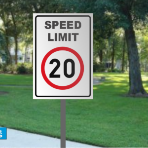 20Km Speed Limit Sign (02)