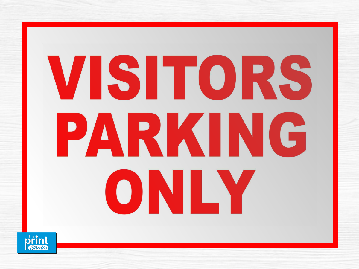 Visitors Parking Sign - Image 3