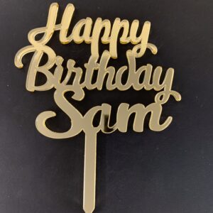 Happy Birthday Cake Topper